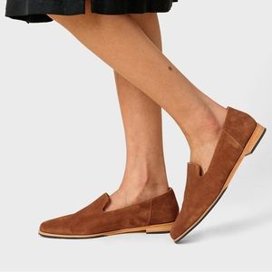 Portland Leather Goods Pointed Flat in Toffee Patina